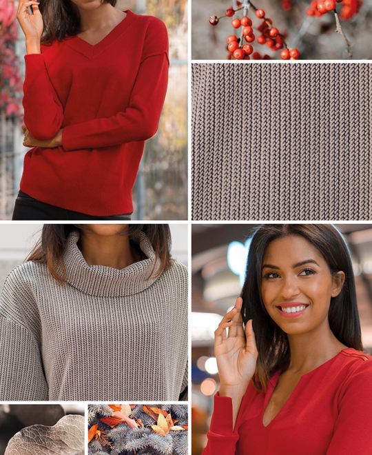 magenta ősz montázs piros